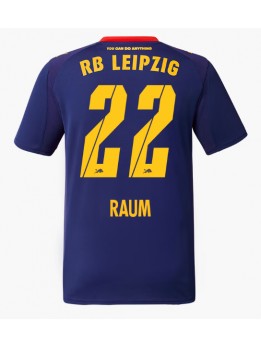 Muži Futbalové oblečenie RB Leipzig David Raum #22 2025-26 Krátky Rukáv - Preč Muži Futbalové oblečenie RB Leipzig David Raum #22 2025-26 Krátky Rukáv - Preč